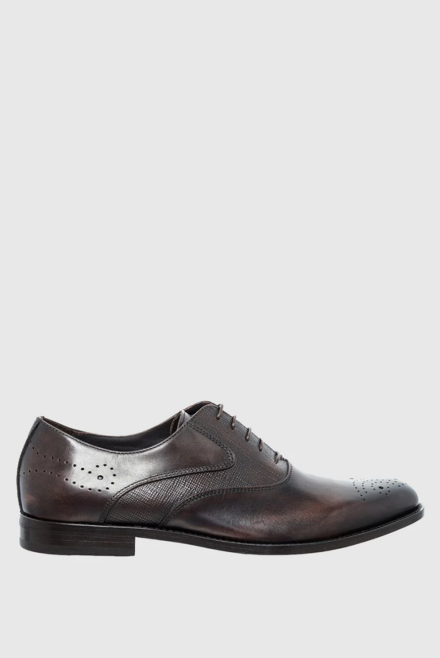 Roberto Morelli man brown leather men's shoes купить с ценами и фото 154992 - photo 1