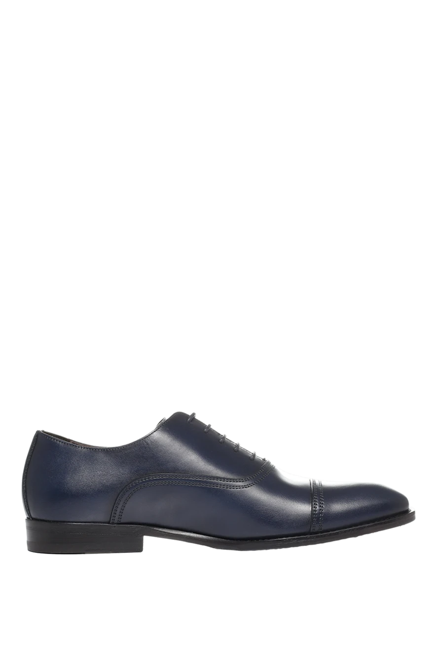 Roberto Morelli man blue leather men's shoes купить с ценами и фото 154993 - photo 1