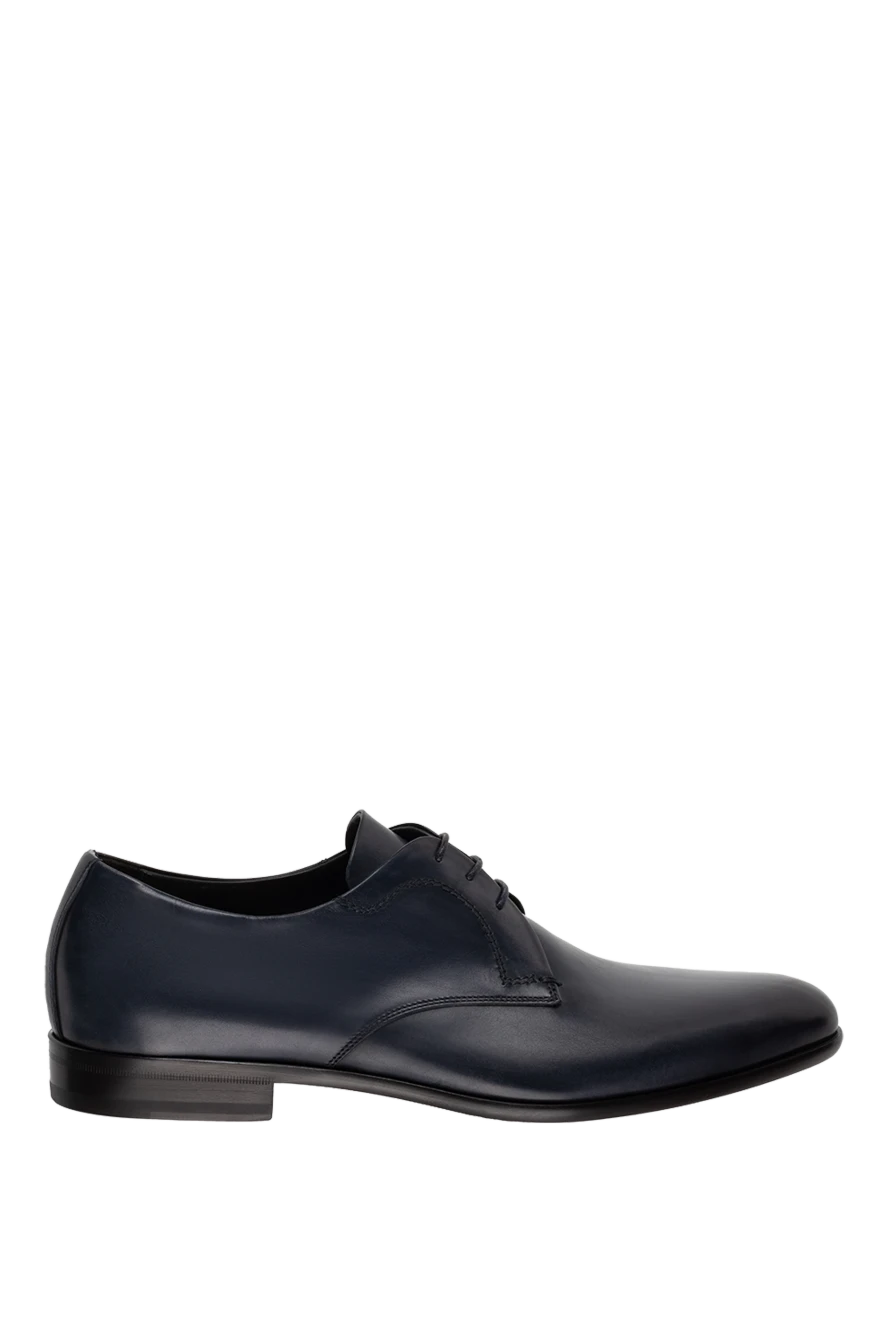 Roberto Morelli man blue leather men's shoes купить с ценами и фото 154995 - photo 1