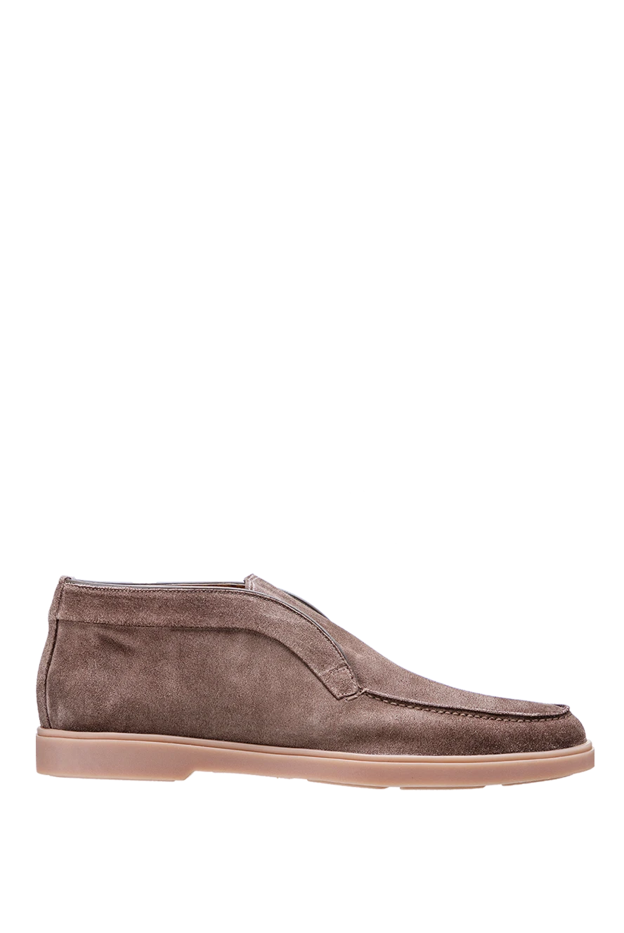 Santoni man brown suede deserts for men купить с ценами и фото 155240 - photo 1