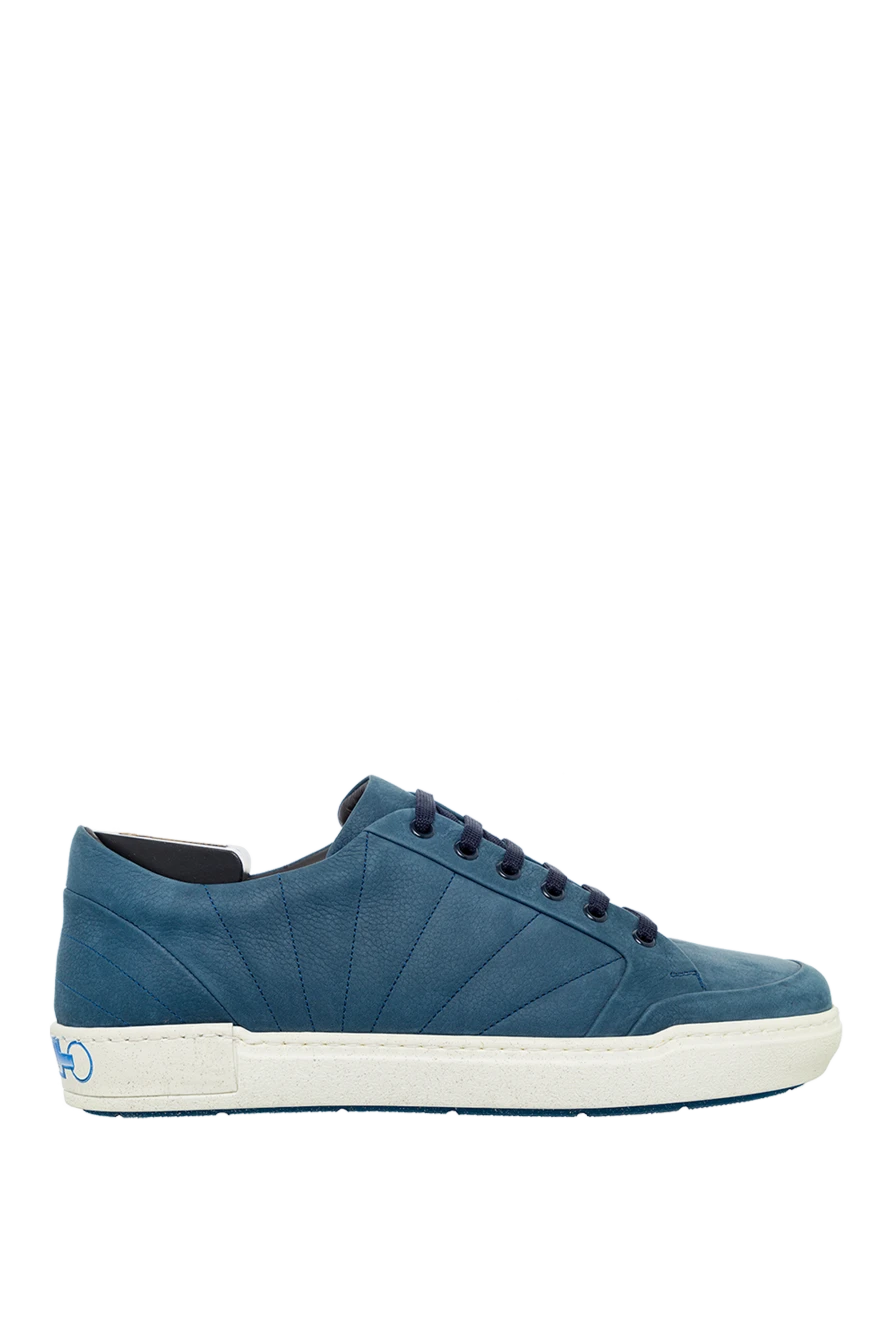 Zilli man blue nubuck sneakers for men купить с ценами и фото 155343 - photo 1