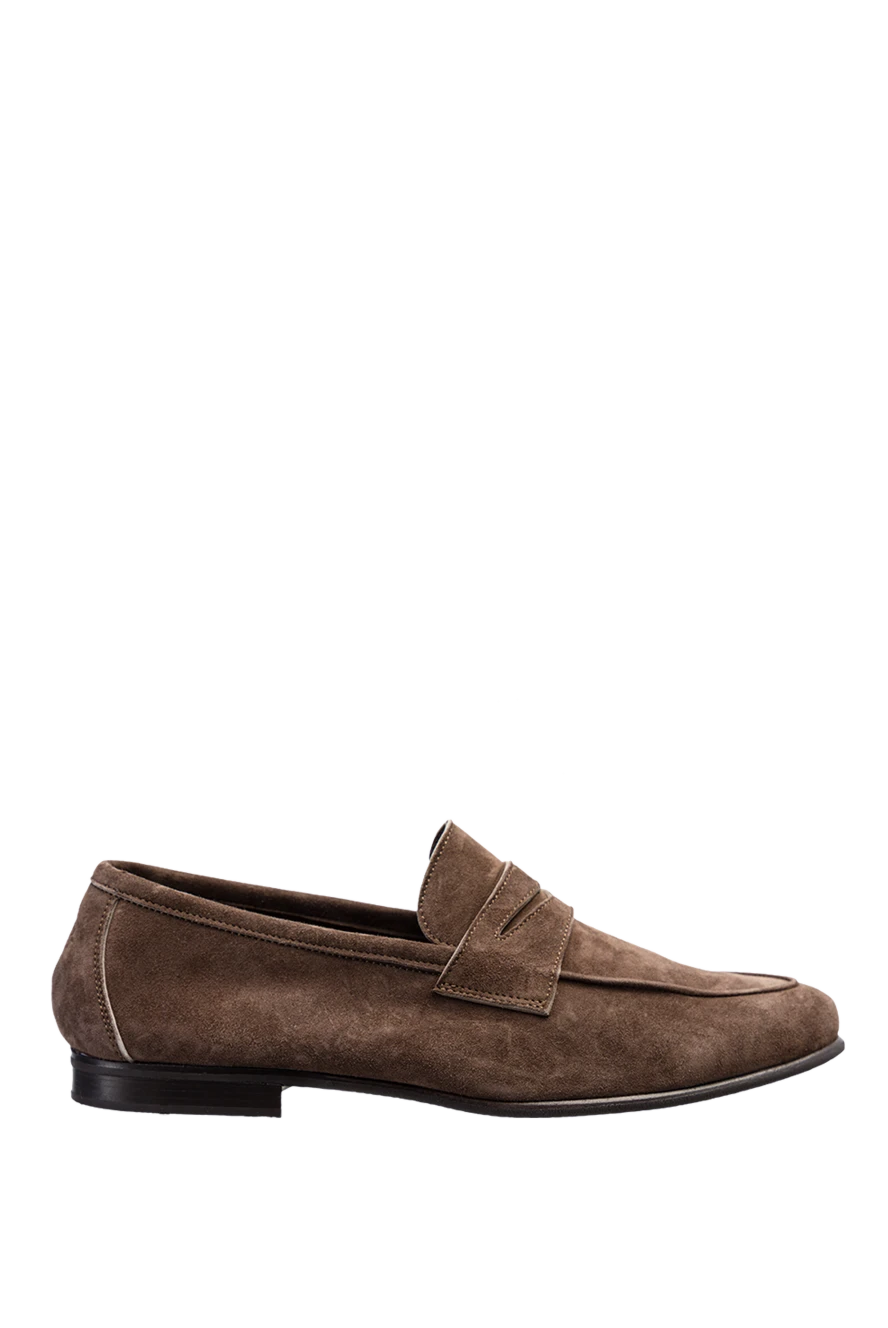 Andrea Ventura man brown leather loafers for men купить с ценами и фото 155408 - photo 1