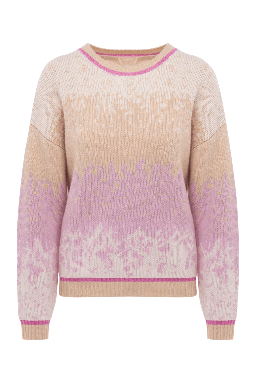 Max&Moi woman pink wool and cashmere jumper for women купить с ценами и фото 155436 - photo 1