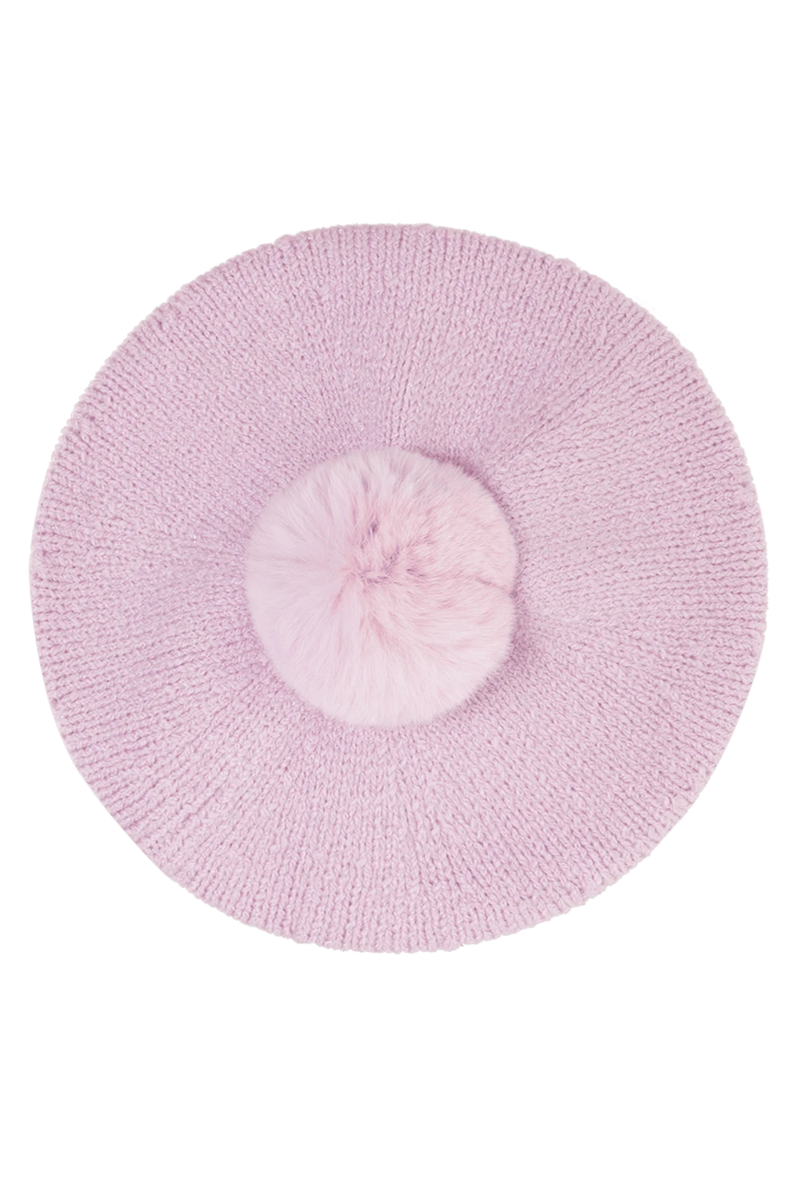 Max&Moi woman lilac beret for women купить с ценами и фото 155445 - photo 1