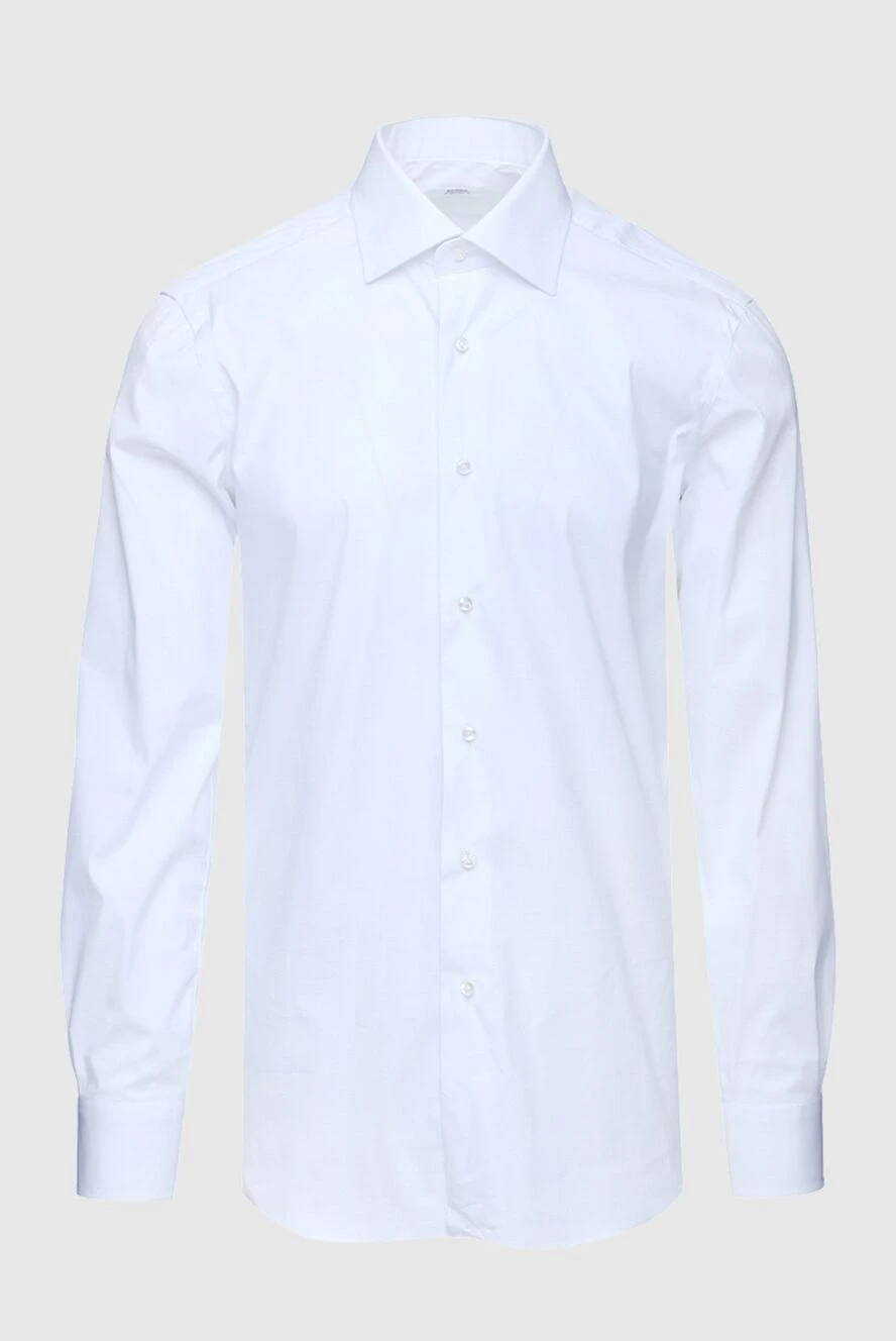 Barba Napoli man white men's shirt купить с ценами и фото 155583 - photo 1