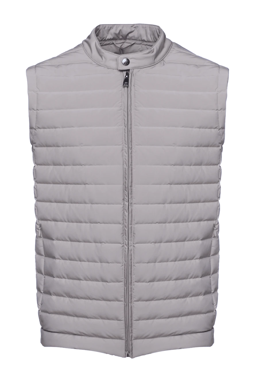 Corneliani man polyester vest gray for men купить с ценами и фото 155604 - photo 1