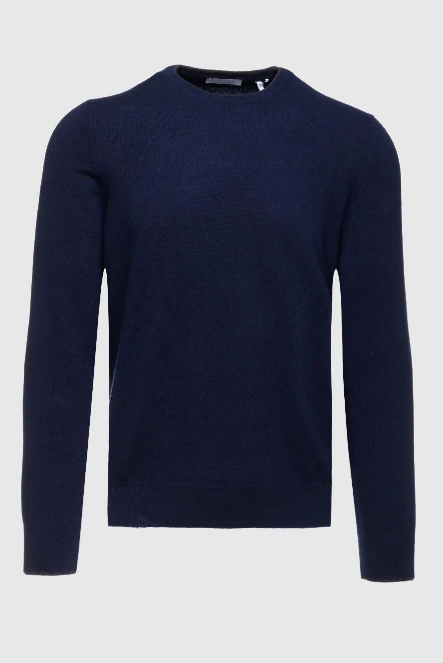 Gran Sasso man cashmere jumper blue for men купить с ценами и фото 155839 - photo 1