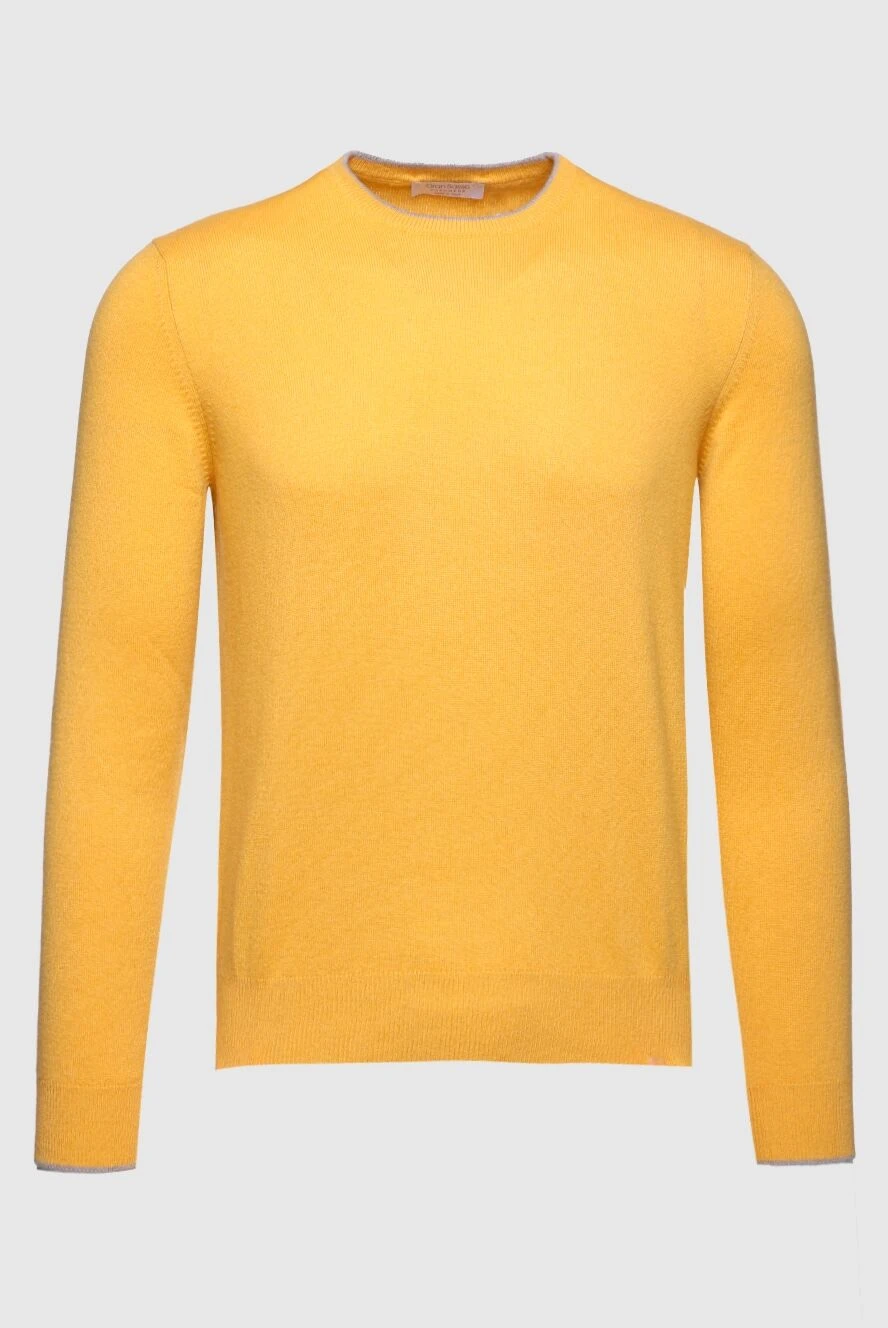 Gran Sasso man cashmere jumper yellow for men купить с ценами и фото 155842 - photo 1