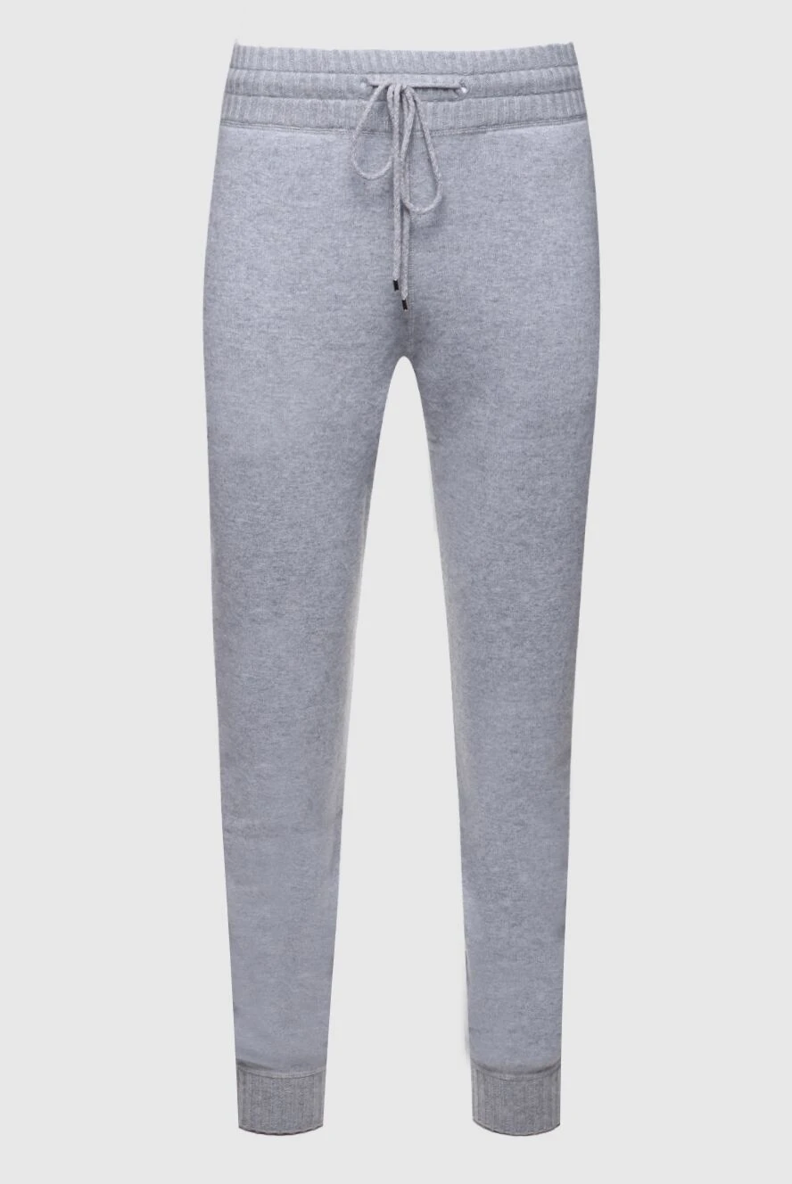 Gran Sasso man men's cashmere sweatpants, gray купить с ценами и фото 155848 - photo 1