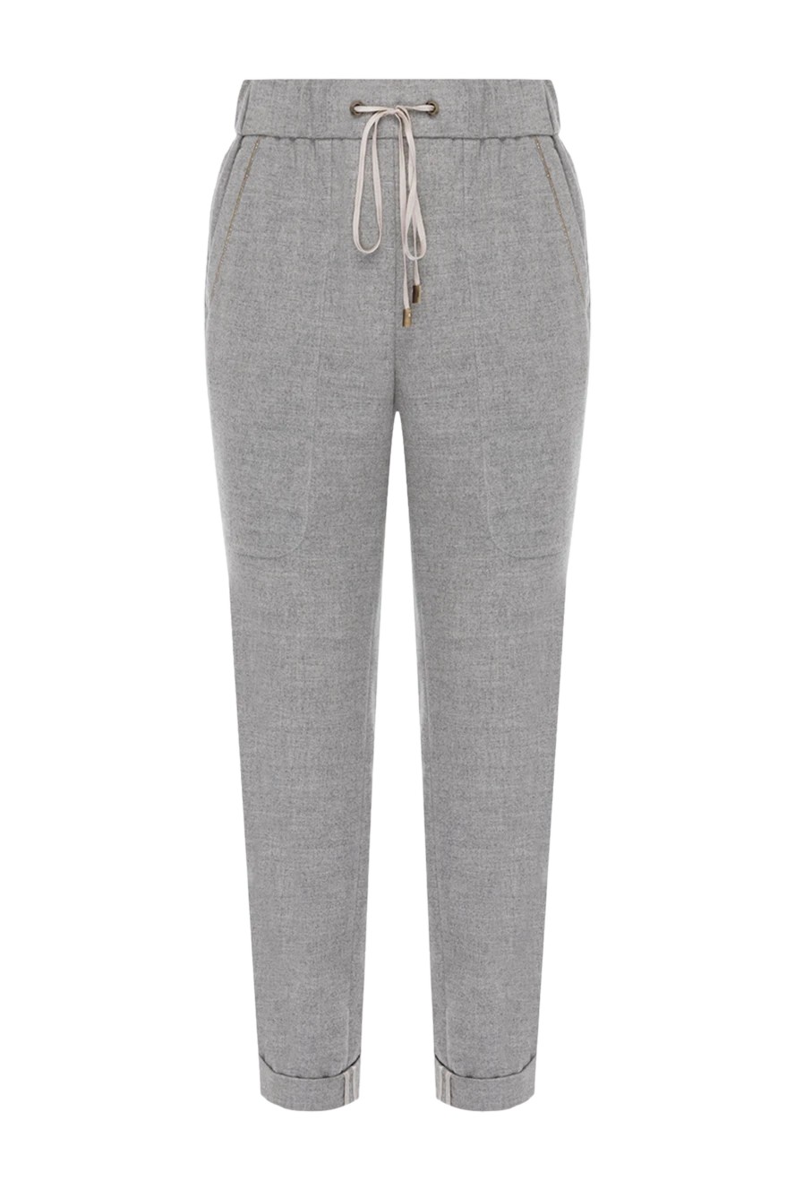 Peserico woman gray trousers for women купить с ценами и фото 155917 - photo 1