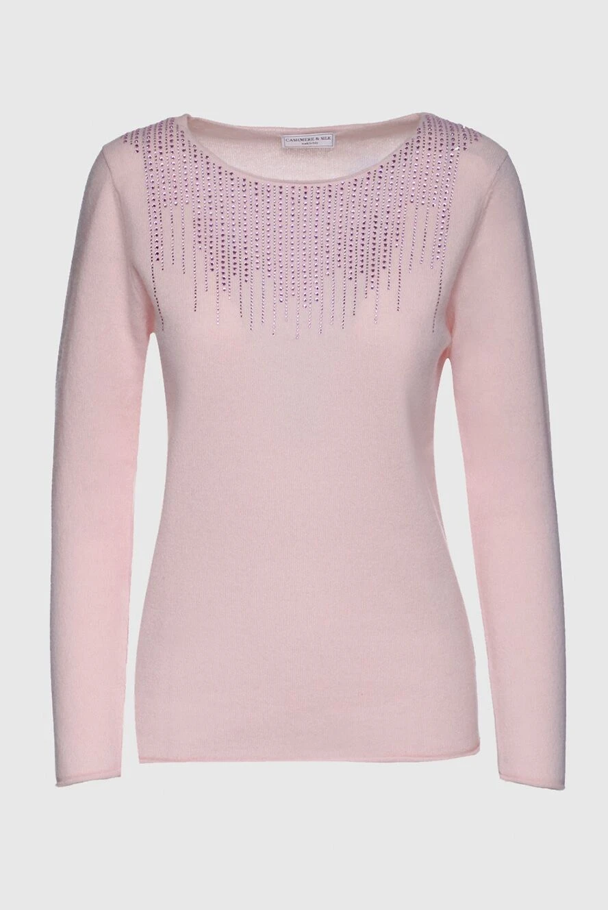 Cashmere & Silk Milano woman pink cashmere jumper for women купить с ценами и фото 156176 - photo 1