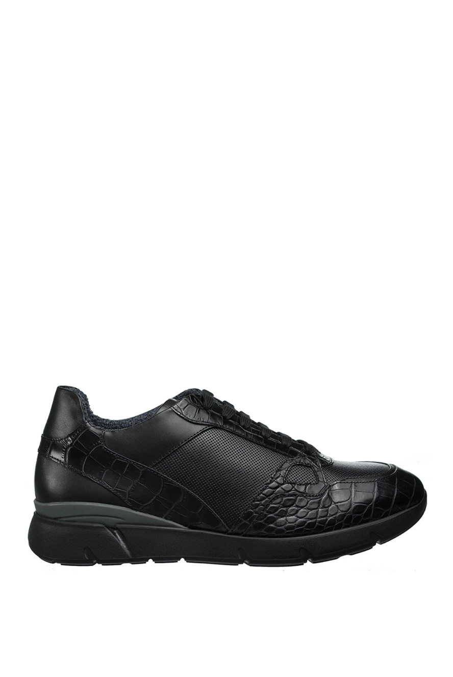 Pellettieri di Parma man black leather sneakers for men купить с ценами и фото 156227 - photo 1