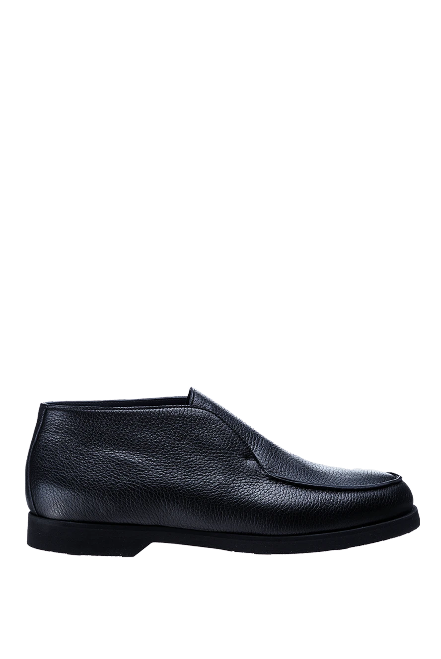 Pellettieri di Parma man black leather loafers for men купить с ценами и фото 156234 - photo 1