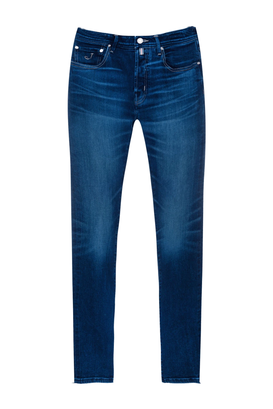 Jacob Cohen man blue cotton jeans for men купить с ценами и фото 156324 - photo 1