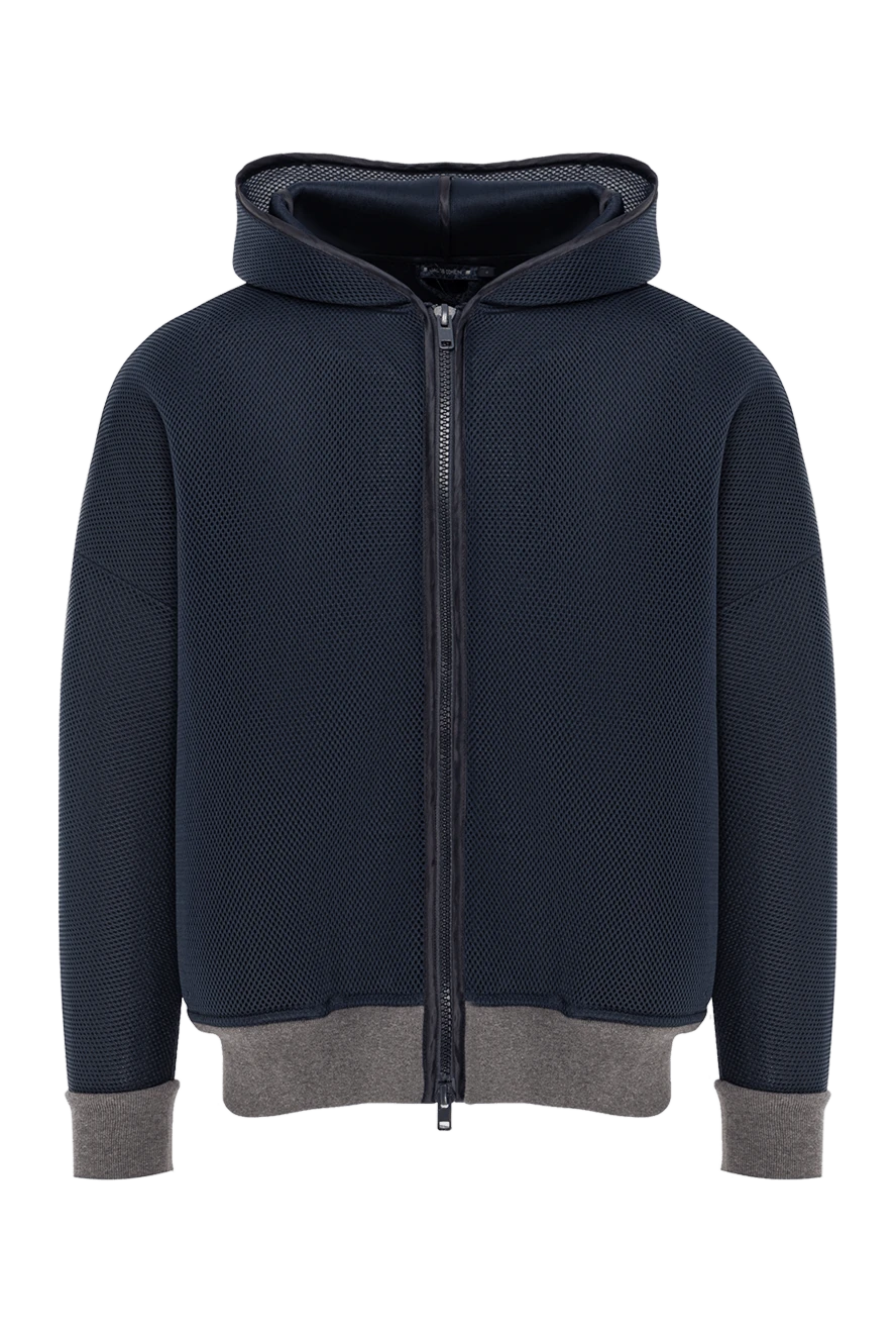 Jacob Cohen кофта спортивная из полиуретана синяя мужская 156353 - фото 1