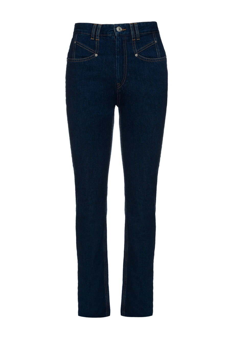 Isabel Marant woman blue cotton jeans for women купить с ценами и фото 156383 - photo 1