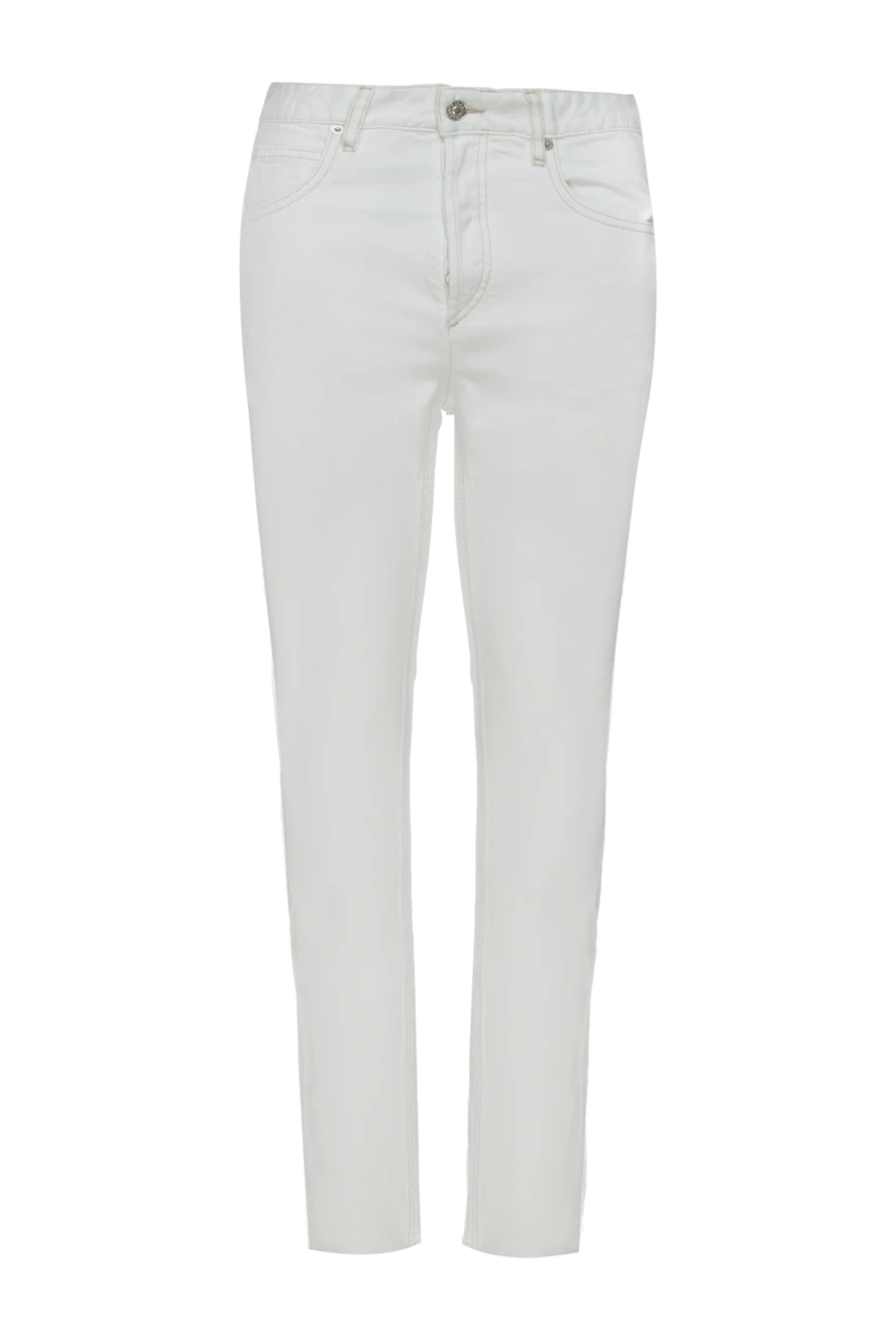 Isabel Marant woman white cotton jeans for women купить с ценами и фото 156390 - photo 1