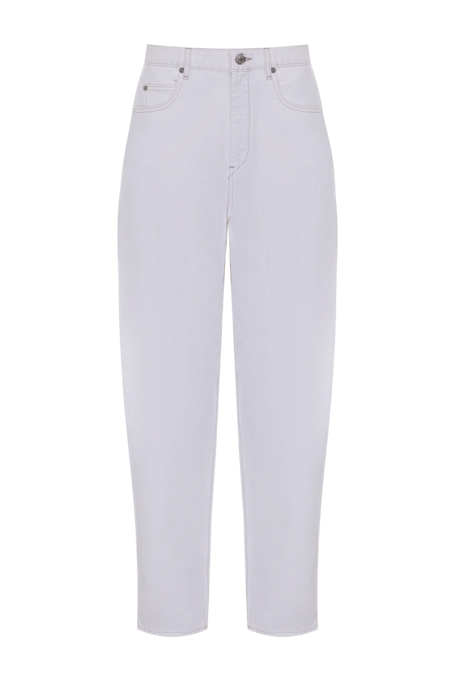 Isabel Marant woman white cotton jeans for women купить с ценами и фото 156392 - photo 1