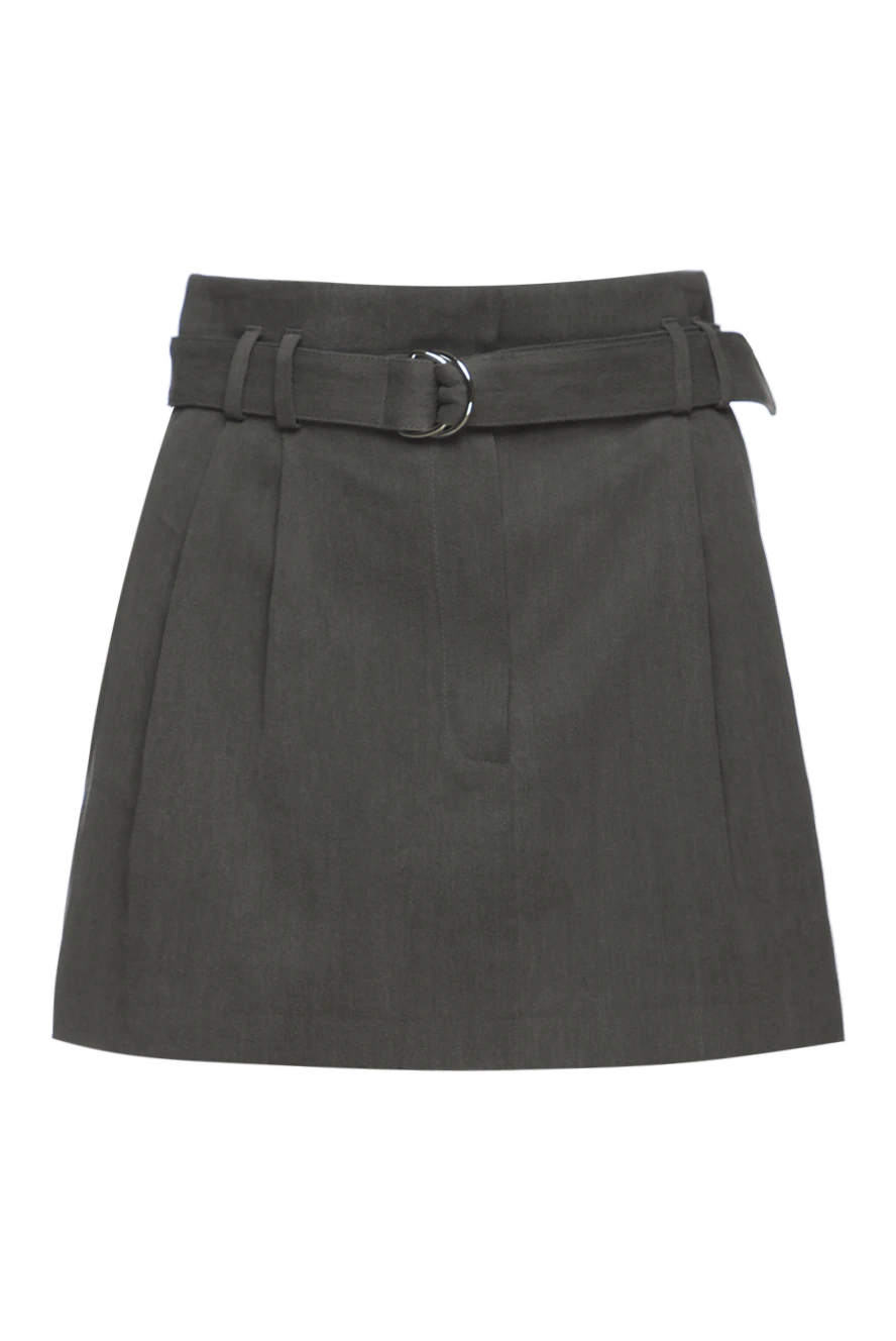 DROMe woman gray cotton skirt for women купить с ценами и фото 156478 - photo 1