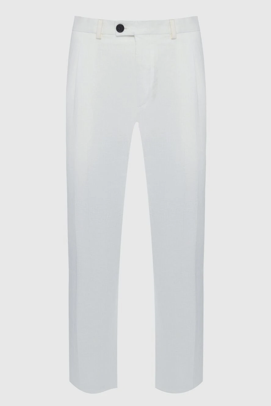 Torras man white linen trousers for men купить с ценами и фото 156506 - photo 1