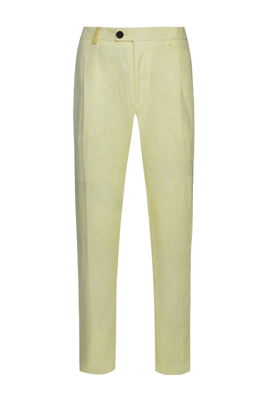 Torras man men's yellow linen trousers купить с ценами и фото 156508 - photo 1