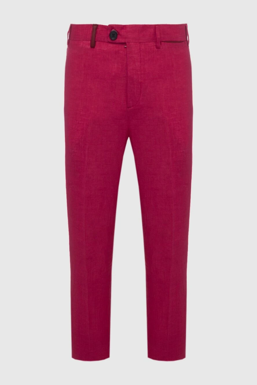 Torras man pink linen trousers for men купить с ценами и фото 156509 - photo 1