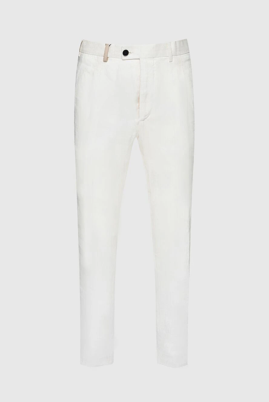 Torras man white linen trousers for men купить с ценами и фото 156510 - photo 1