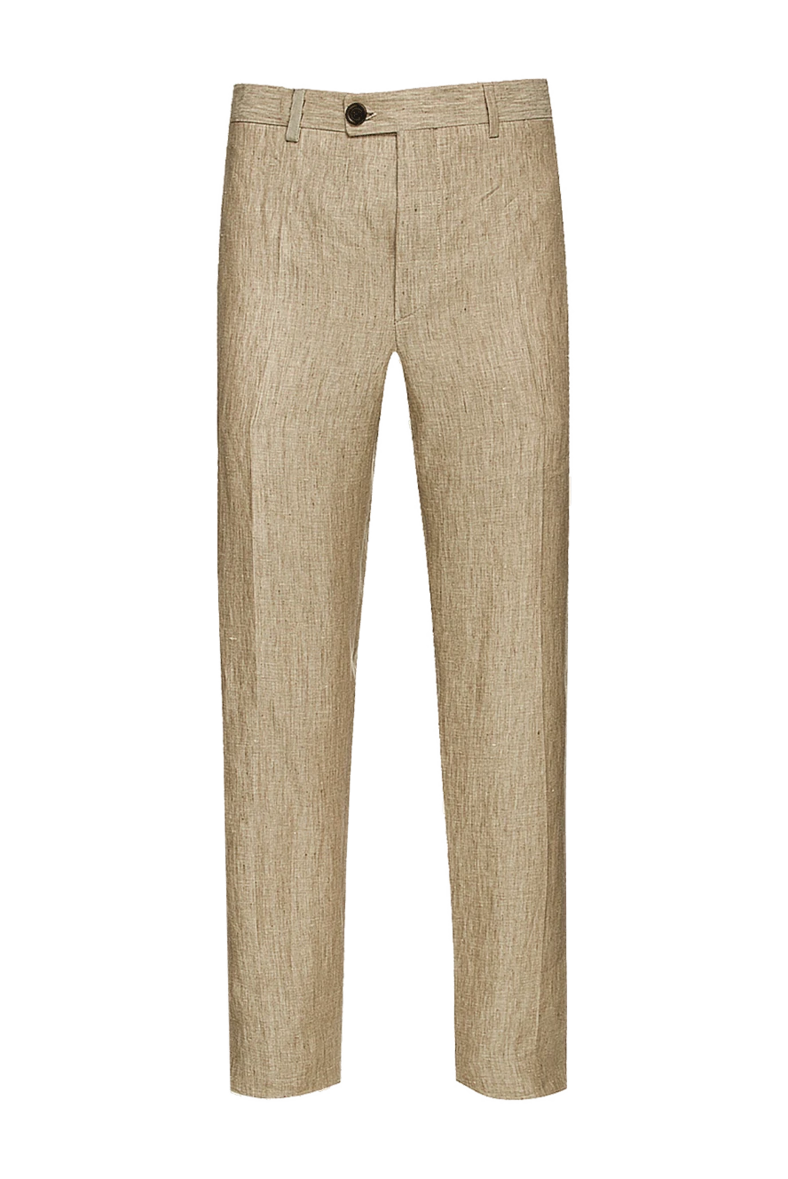 Torras man men's beige linen trousers купить с ценами и фото 156511 - photo 1