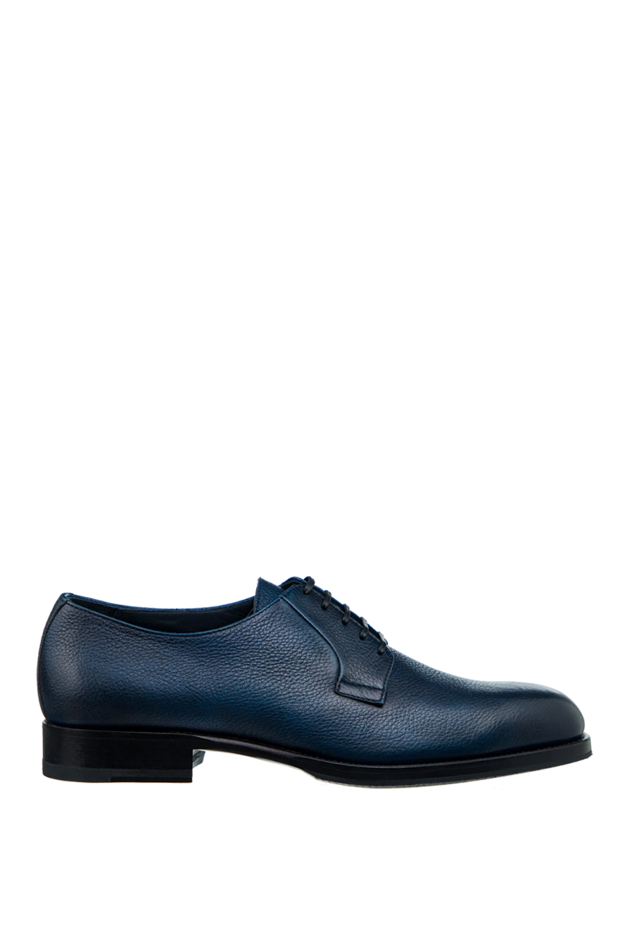 Pellettieri di Parma man blue leather men's shoes купить с ценами и фото 156526 - photo 1