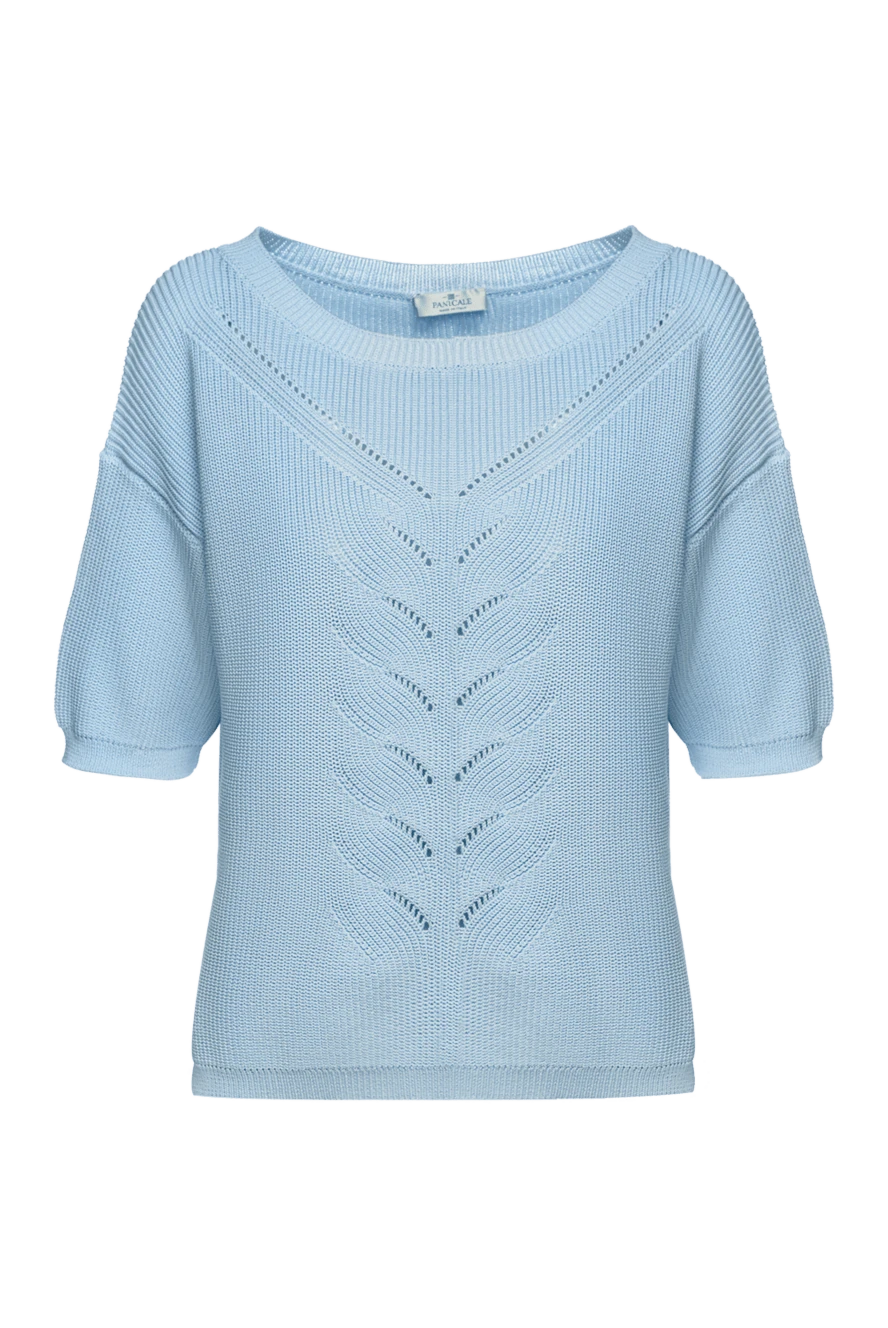 Panicale woman blue cotton jumper for women купить с ценами и фото 156716 - photo 1