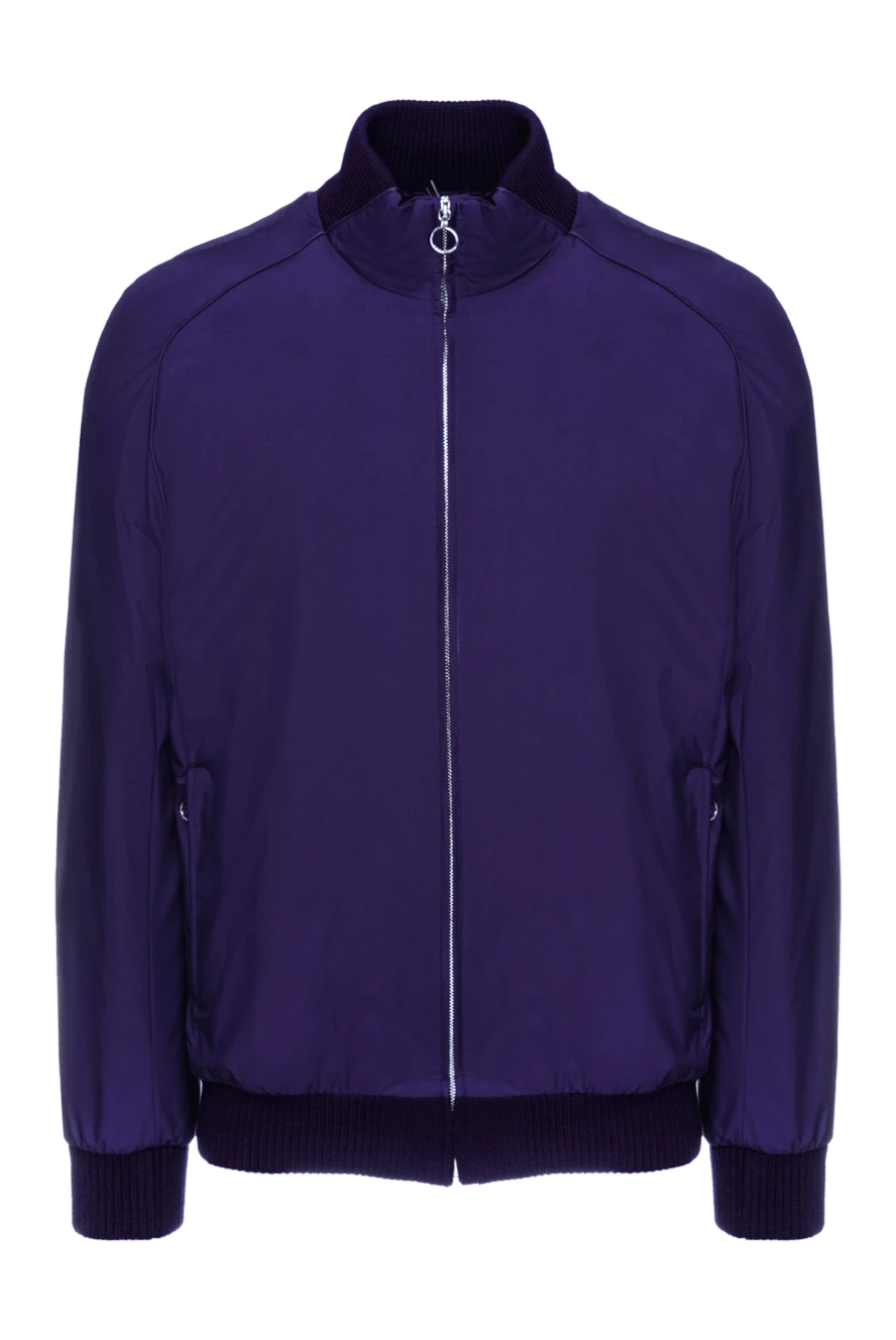 Seraphin куртка из нейлона и кашемира фиолетовая мужская 156754 - фото 1