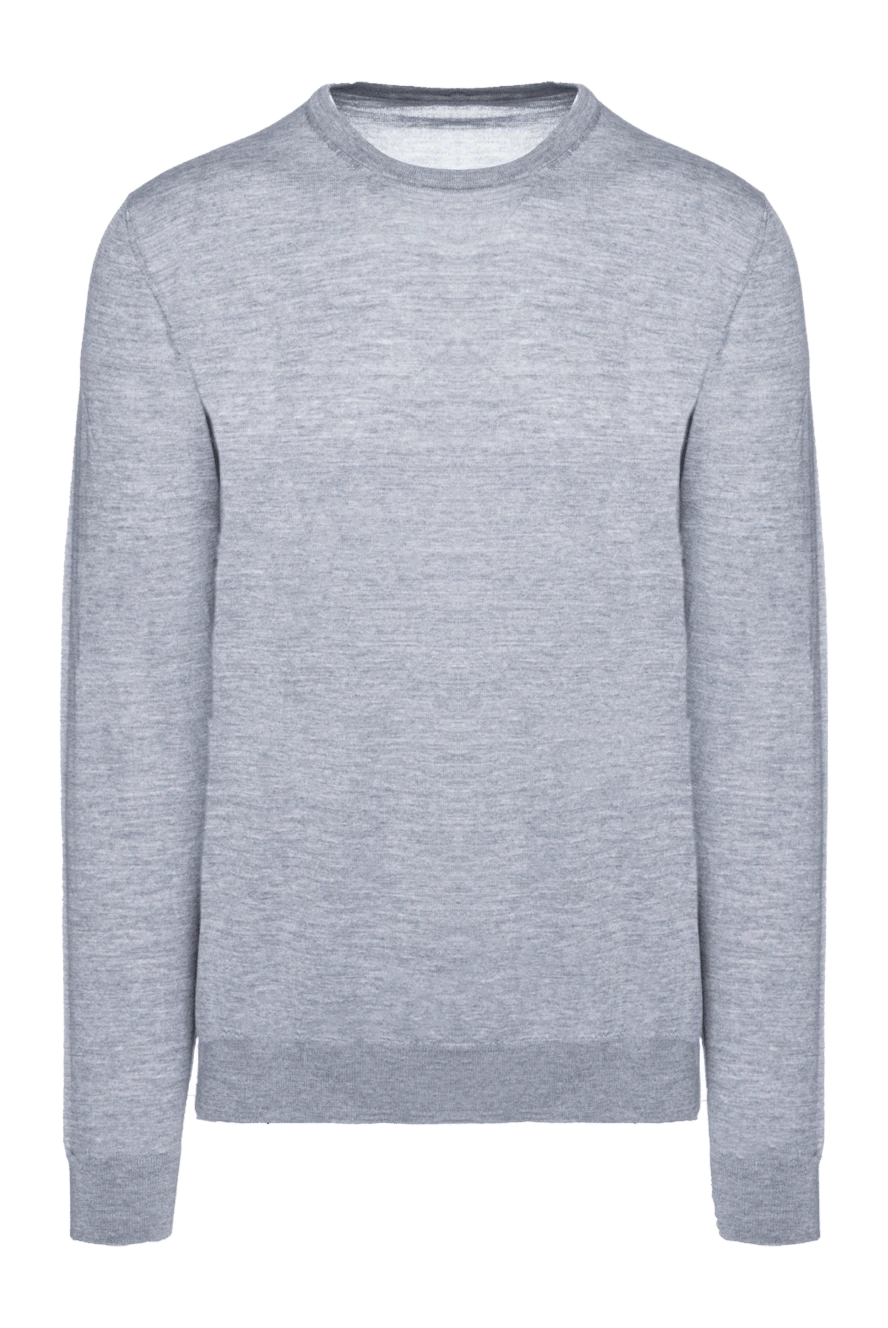 Cesare di Napoli man wool jumper gray for men купить с ценами и фото 156818 - photo 1