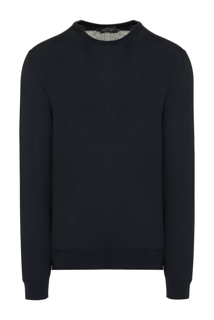 Cesare di Napoli man black wool jumper for men купить с ценами и фото 156824 - photo 1