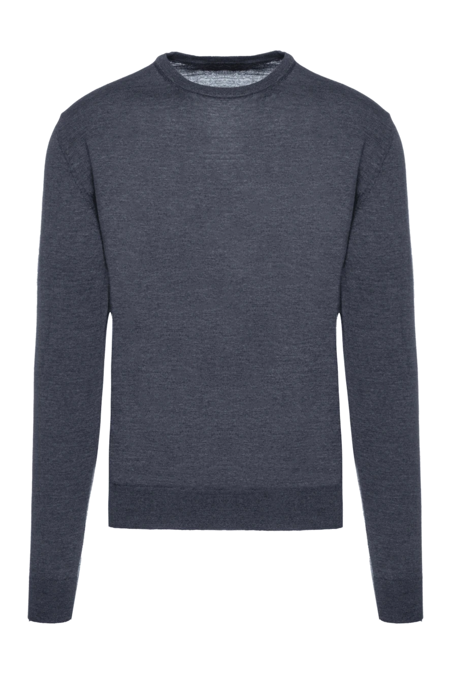 Cesare di Napoli man wool jumper gray for men купить с ценами и фото 156829 - photo 1