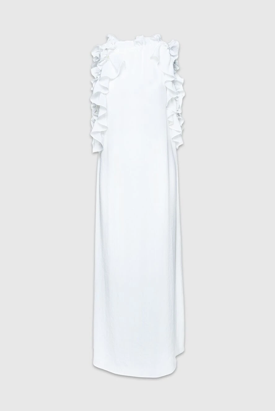 P.A.R.O.S.H. woman white polyester dress for women купить с ценами и фото 156847 - photo 1