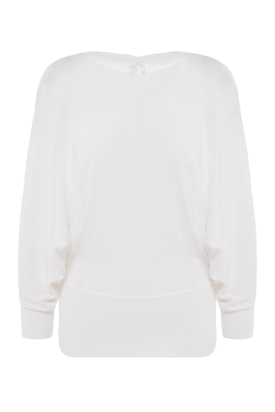 Peserico woman white viscose and polyamide blouse for women купить с ценами и фото 157006 - photo 1