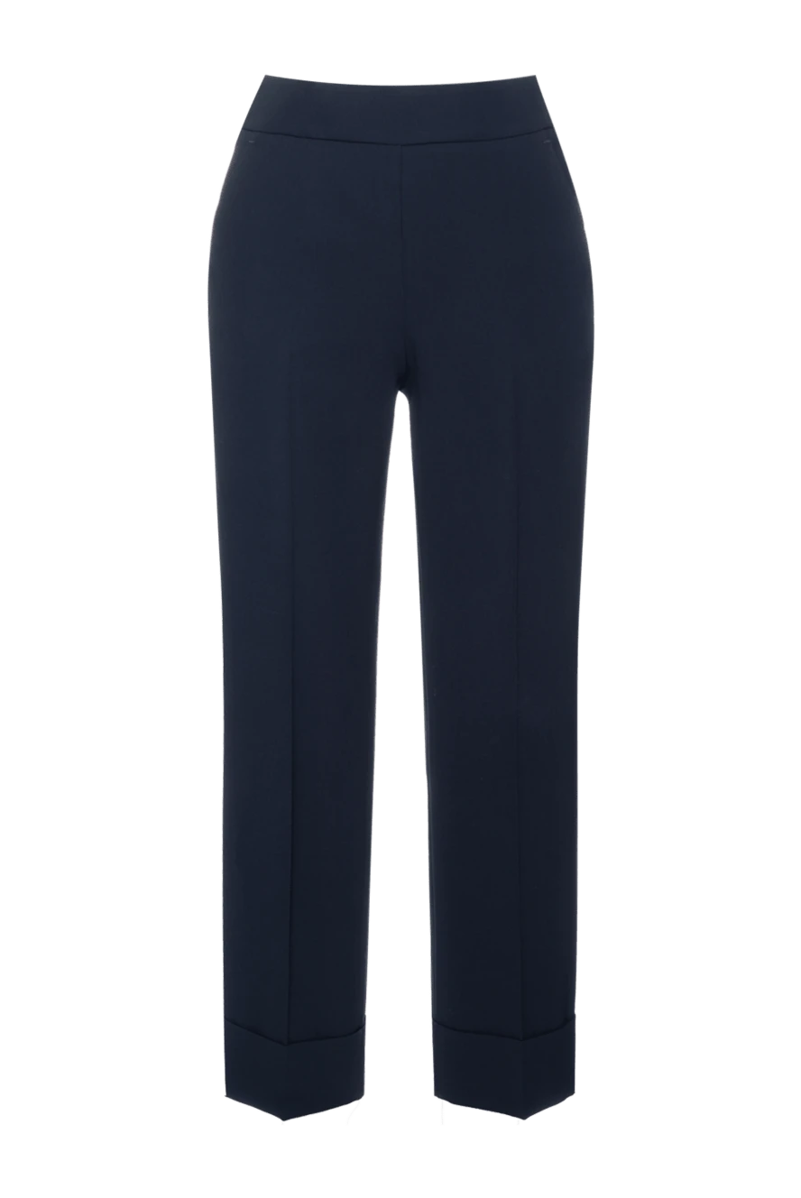 Peserico woman black polyester trousers for women купить с ценами и фото 157029 - photo 1