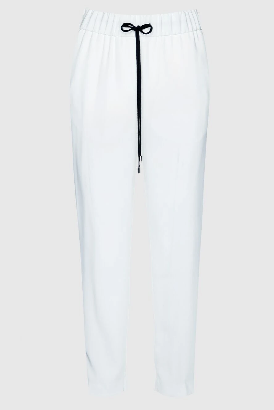 Peserico woman white polyester trousers for women купить с ценами и фото 157103 - photo 1