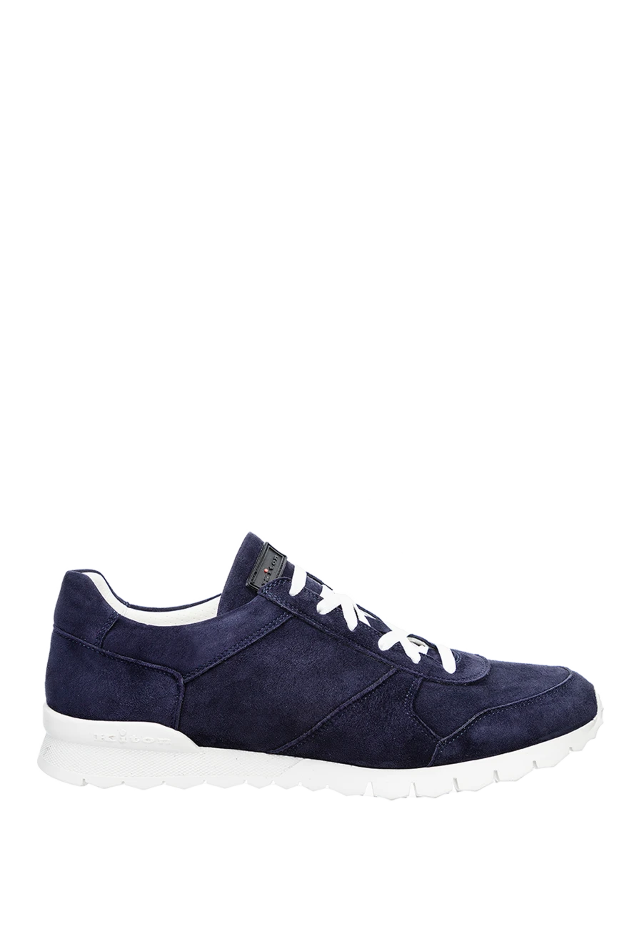 Kiton man blue nubuck sneakers for men купить с ценами и фото 157235 - photo 1