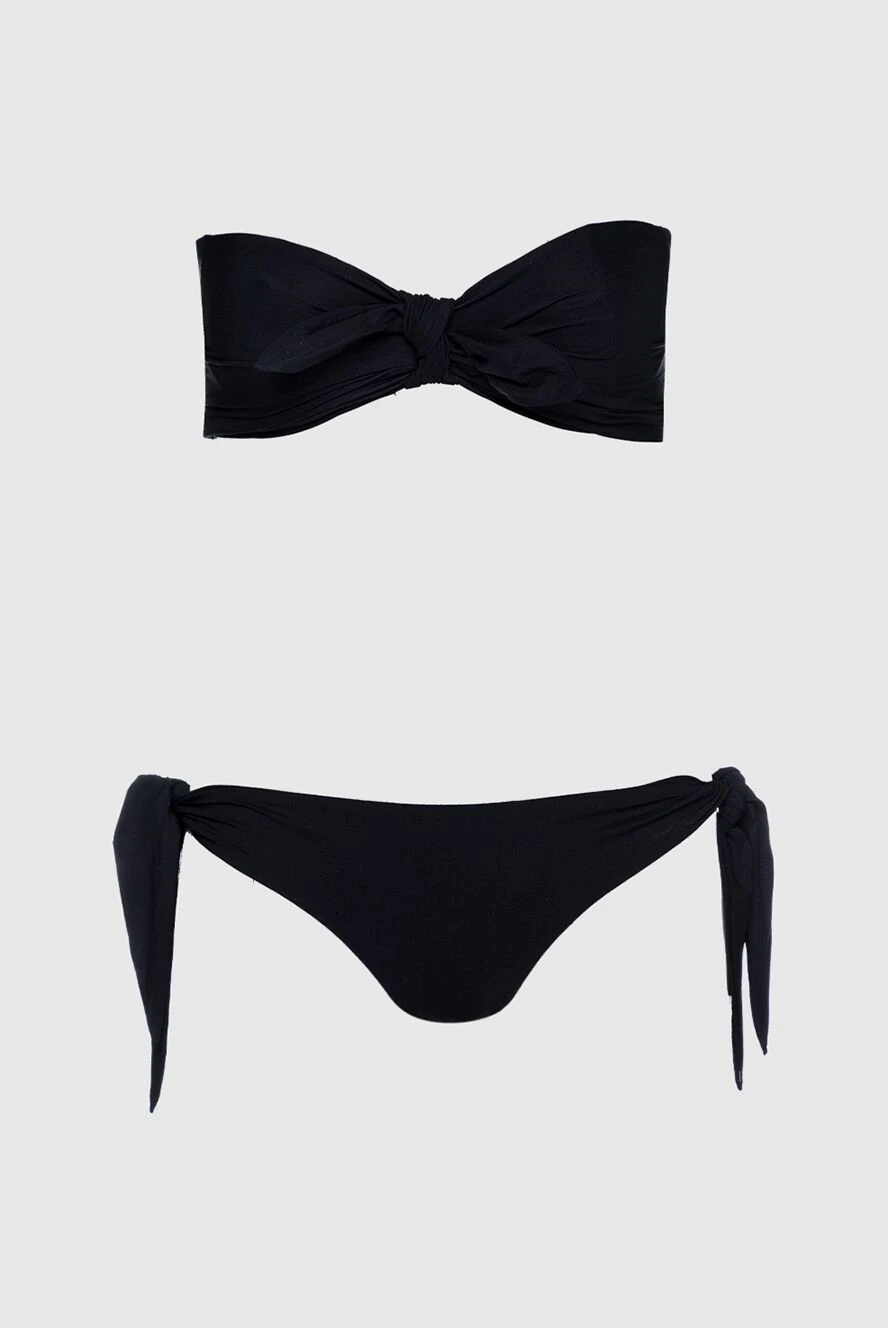 Saint Laurent woman black women's two-piece swimsuit made of nylon and elastane купить с ценами и фото 157288 - photo 1