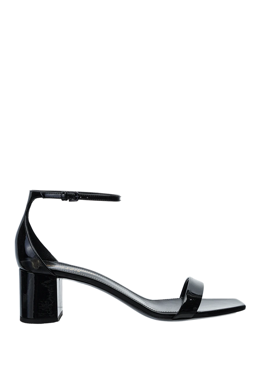 Saint Laurent woman black leather sandals for women купить с ценами и фото 157289 - photo 1