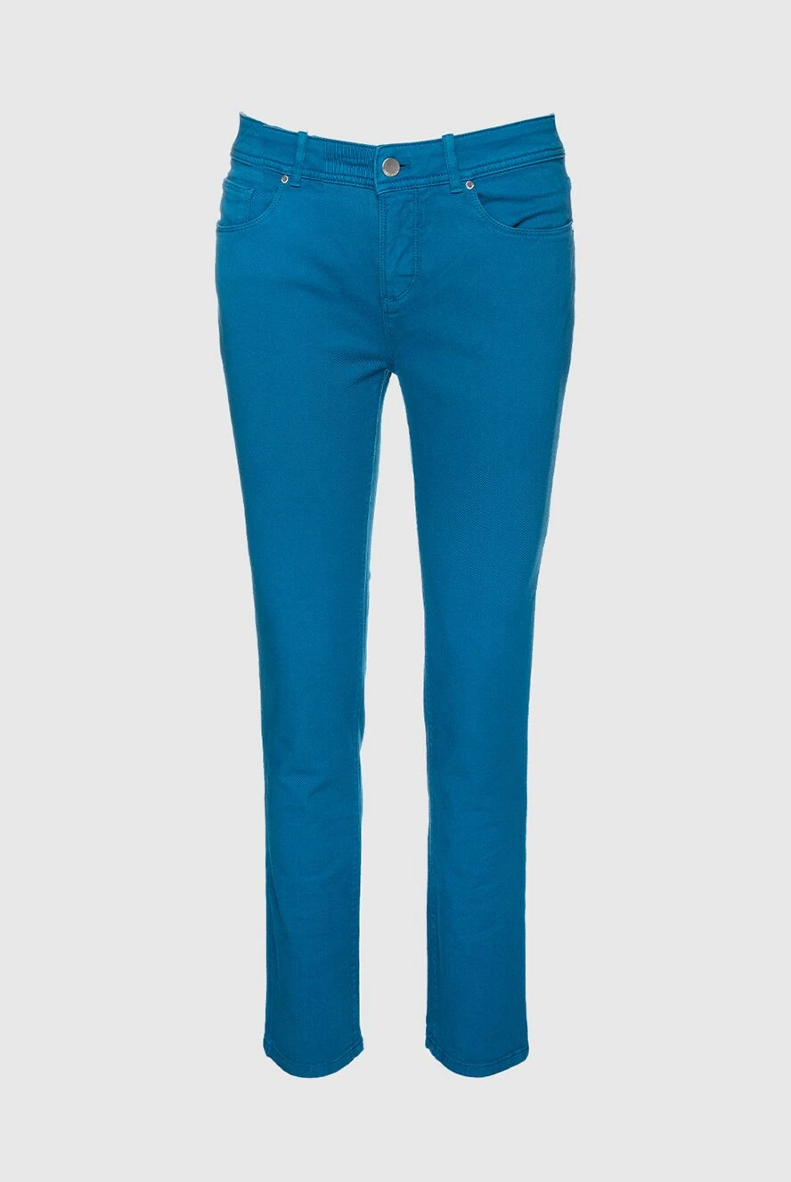 Loro Piana woman blue cotton jeans for women купить с ценами и фото 157454 - photo 1