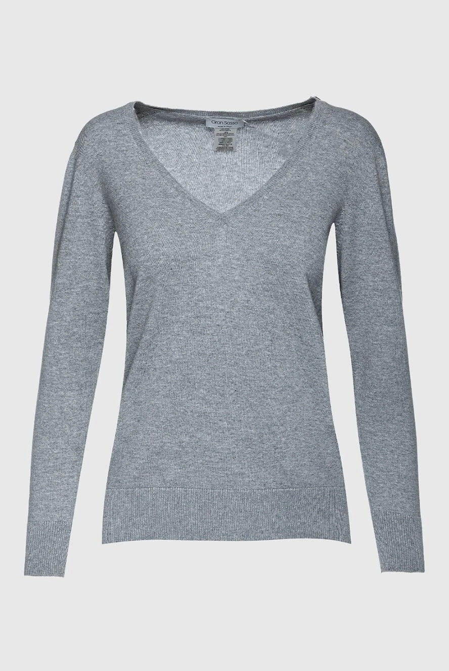 Gran Sasso woman gray jumper for women купить с ценами и фото 157502 - photo 1