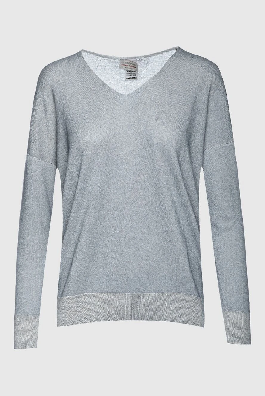 Gran Sasso woman gray cashmere jumper for women купить с ценами и фото 157506 - photo 1