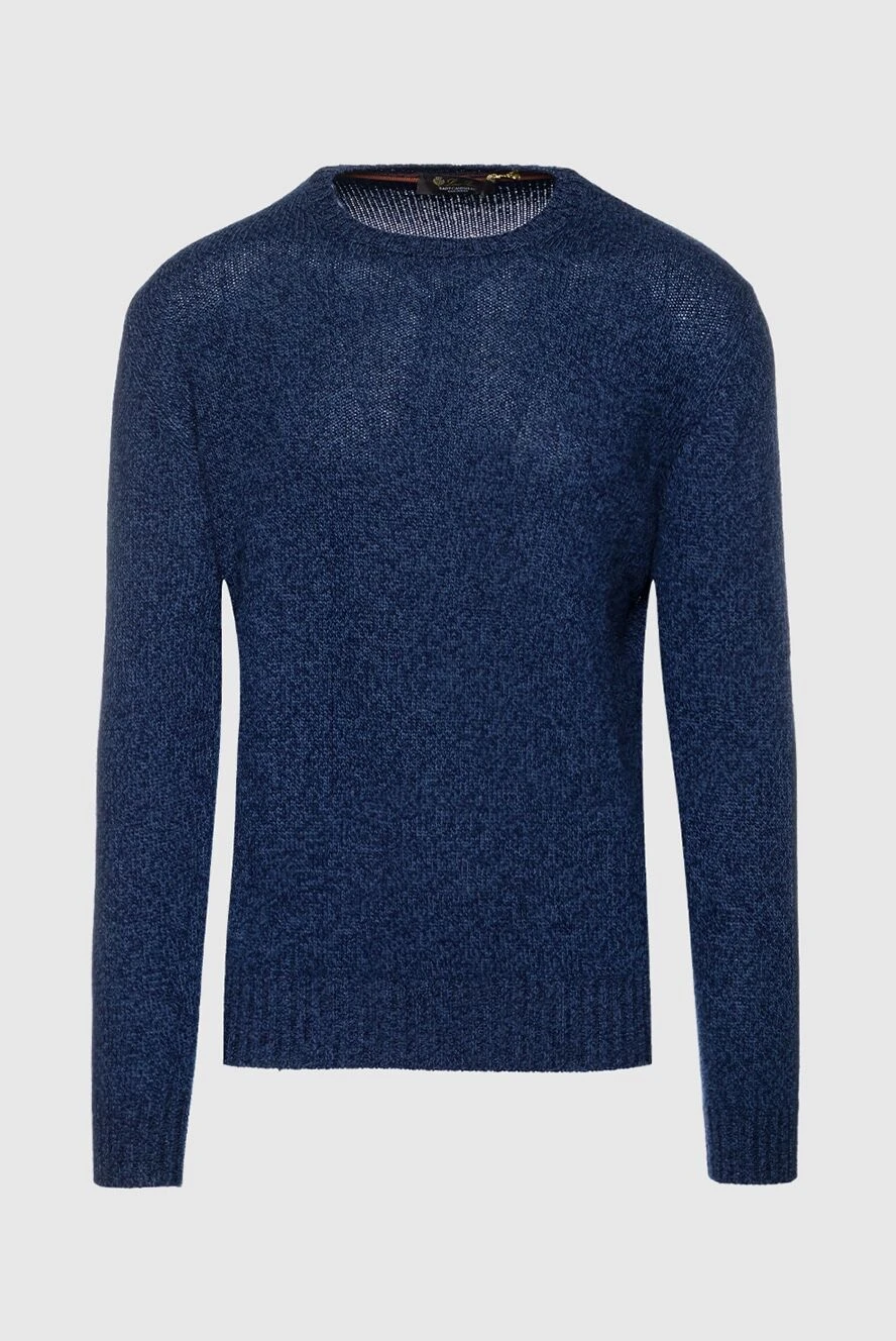 Loro Piana man cashmere jumper blue for men купить с ценами и фото 157659 - photo 1