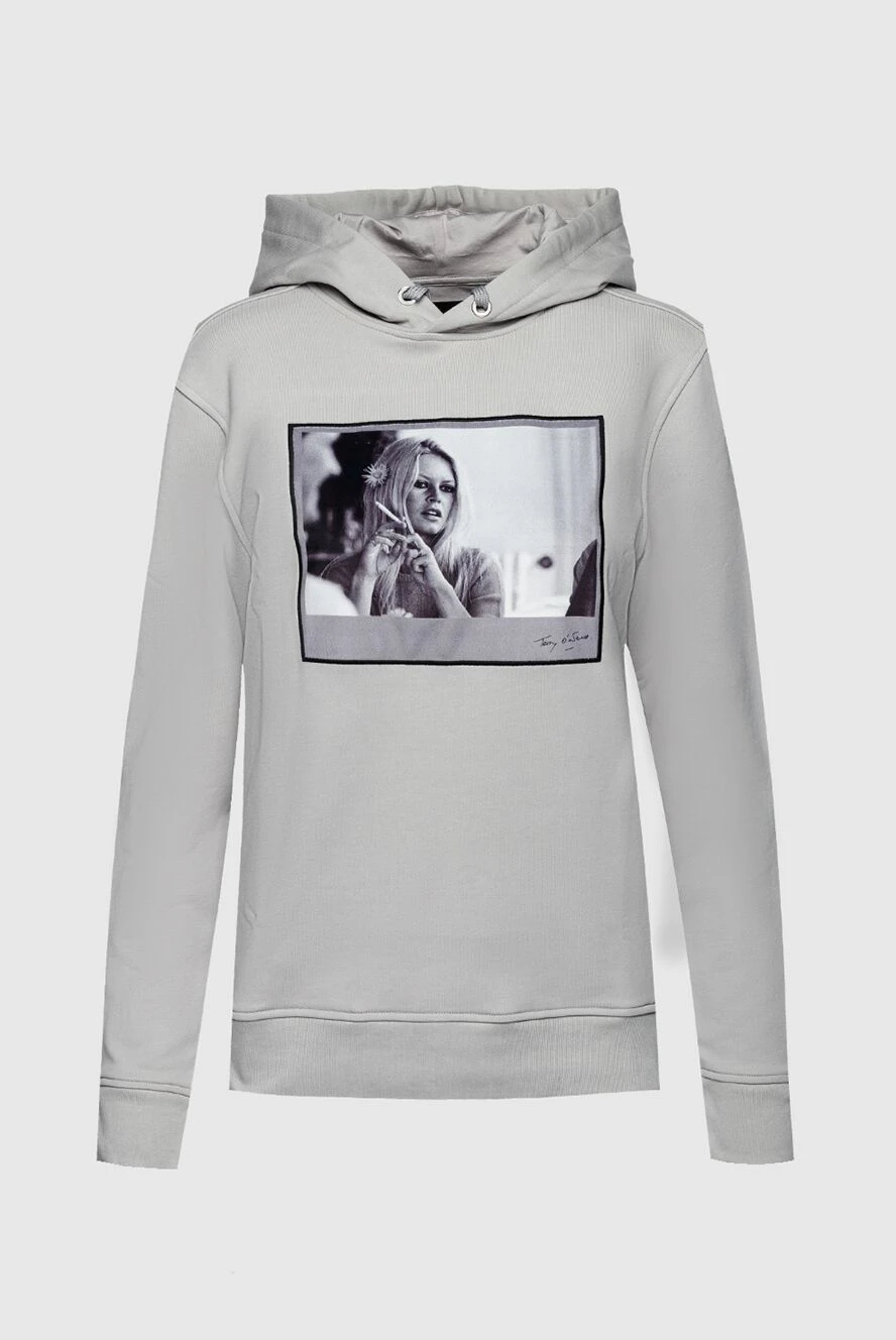 Limitato woman gray women's cotton hoodie купить с ценами и фото 157840 - photo 1