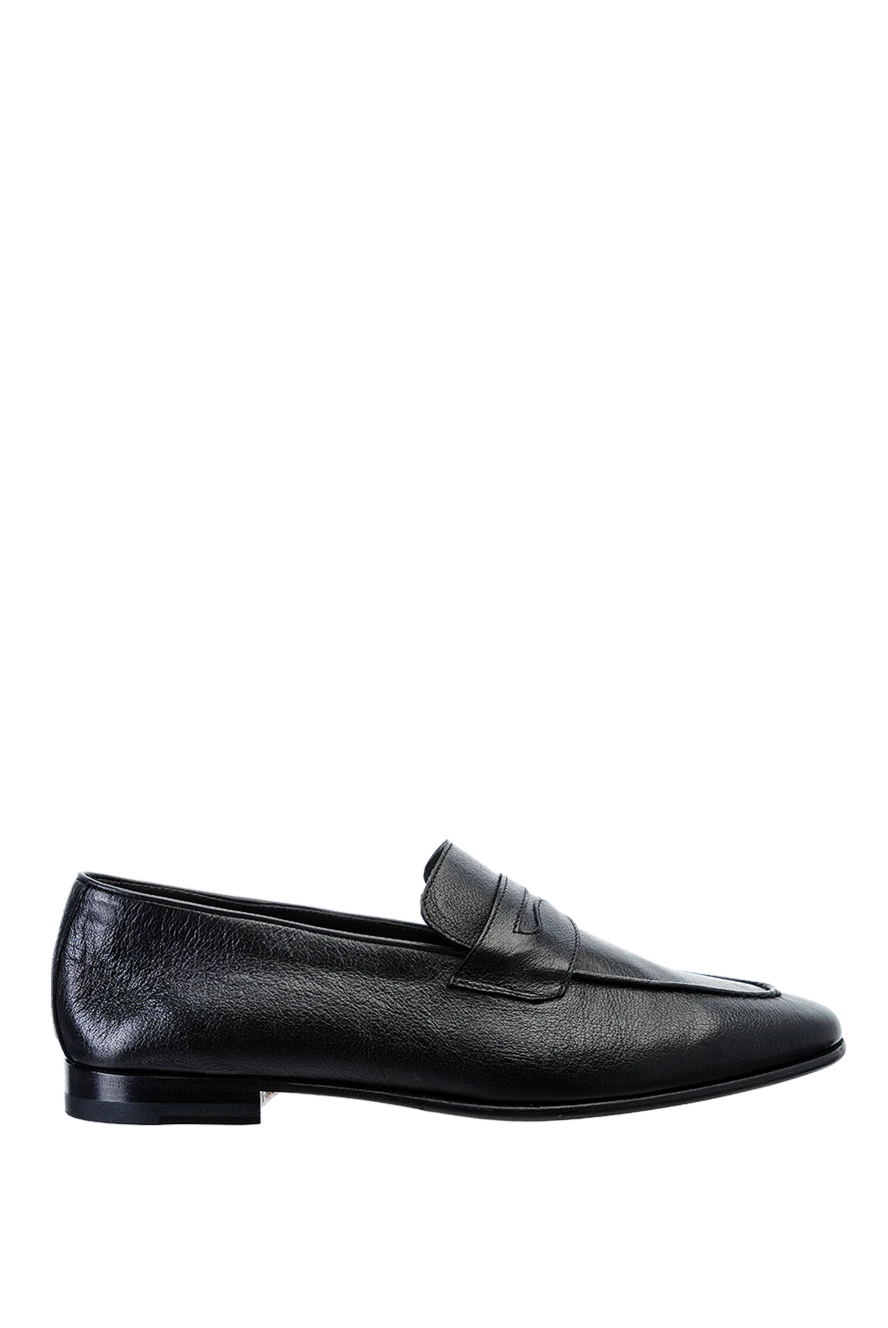 Pellettieri di Parma man black leather loafers for men купить с ценами и фото 157864 - photo 1