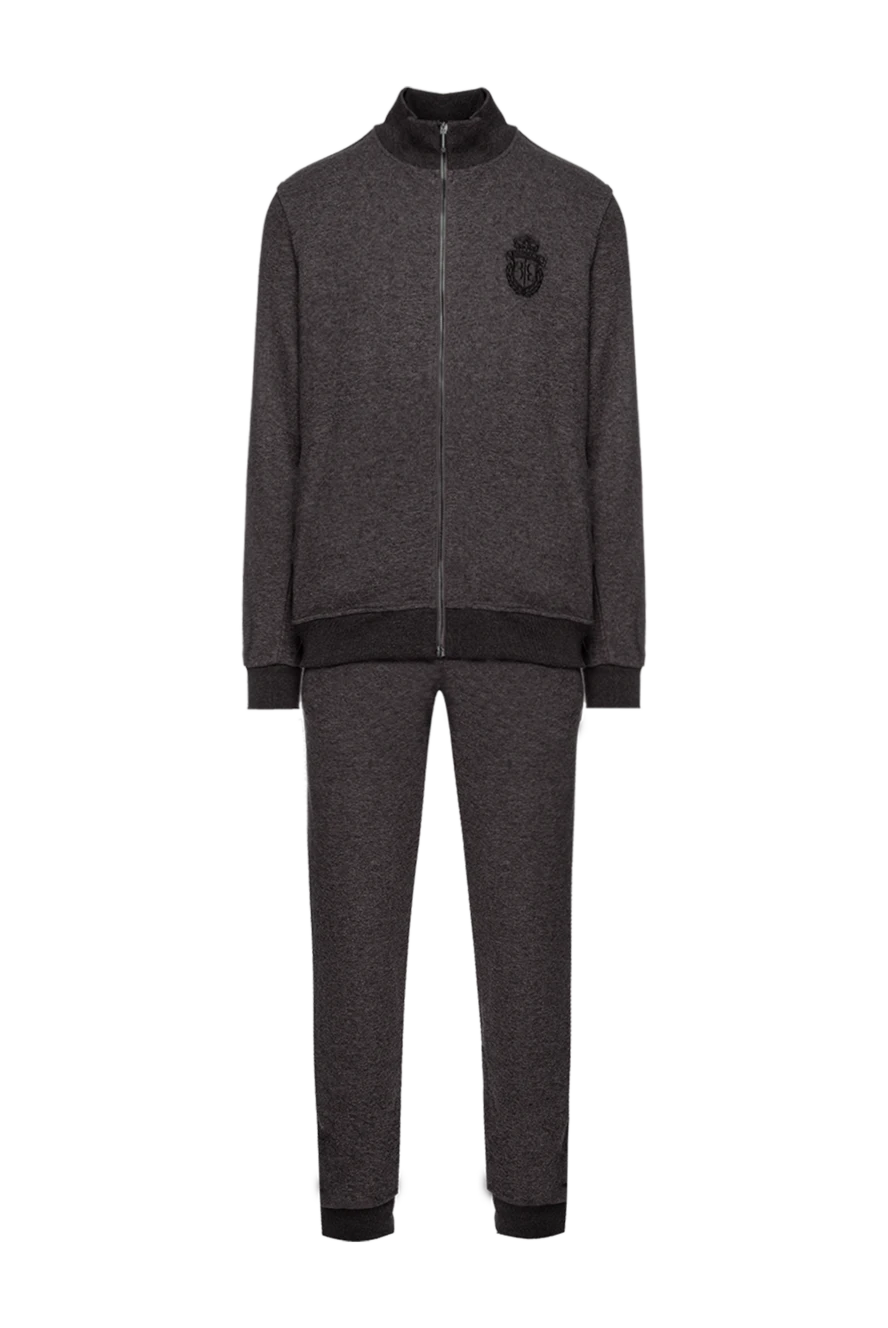 Billionaire костюм спортивный мужской из хлопка, кашемира и полиамида серый 157896 - фото 1