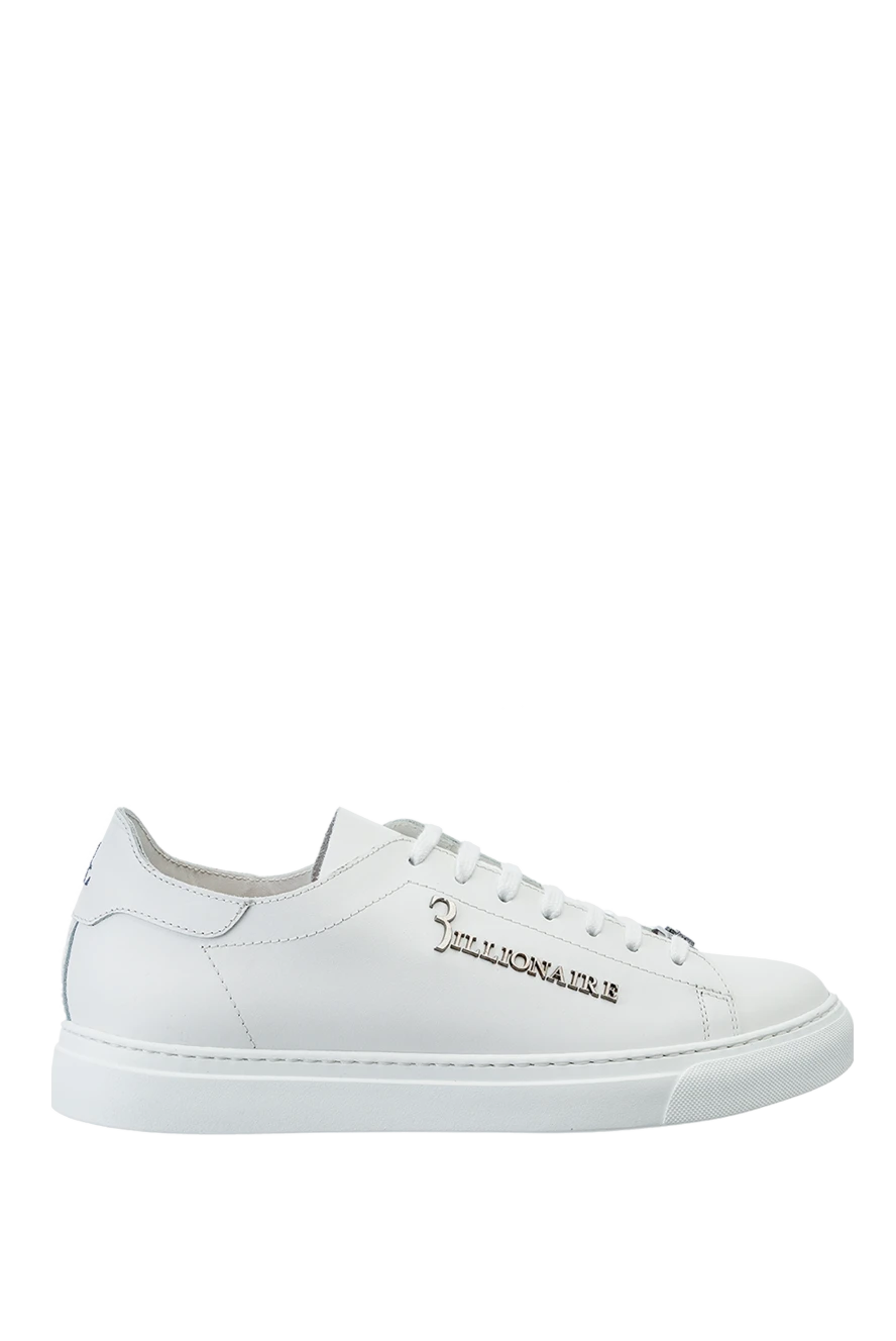 Billionaire man white leather sneakers for men купить с ценами и фото 157902 - photo 1