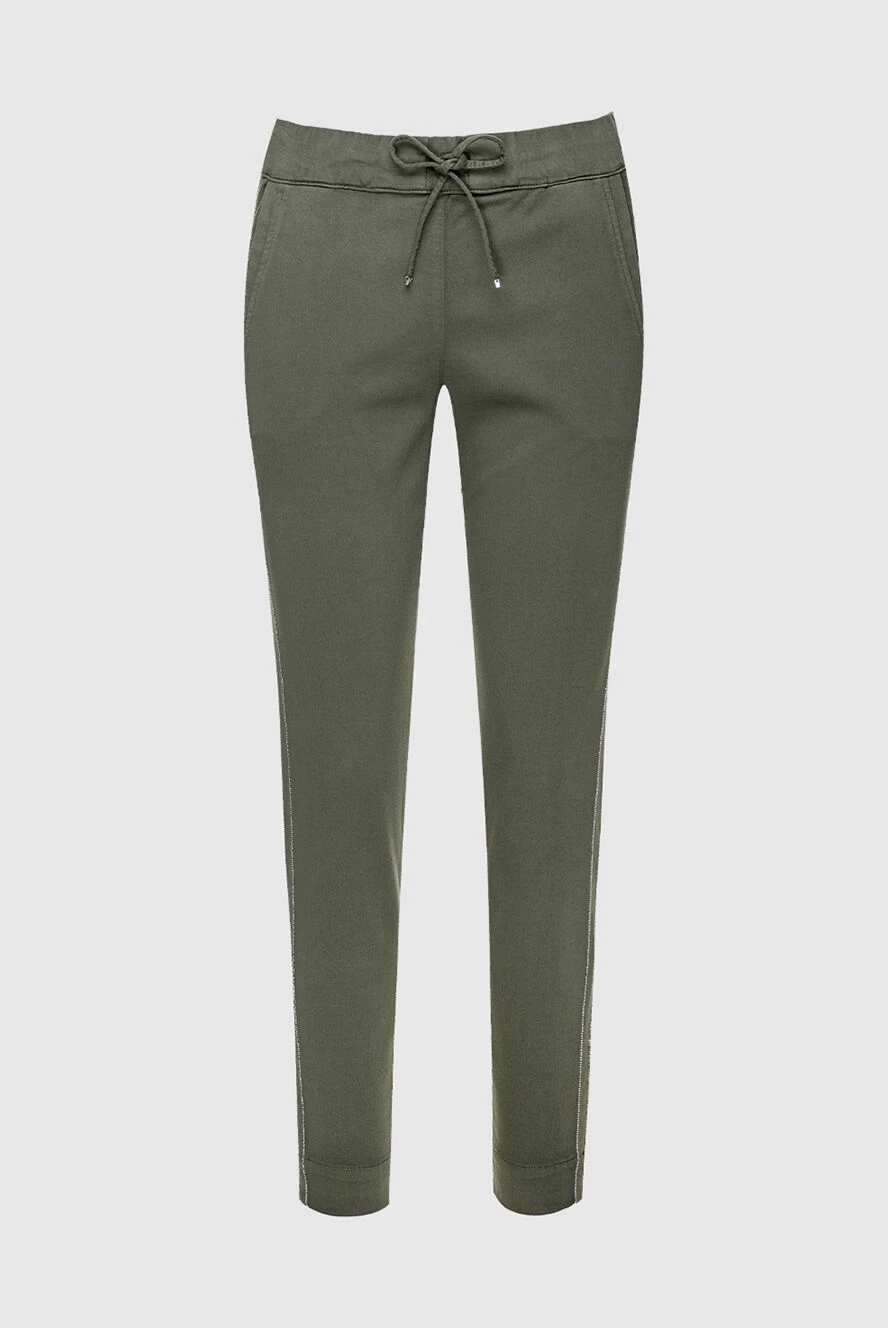 D.Exterior woman green cotton trousers for women купить с ценами и фото 157962 - photo 1